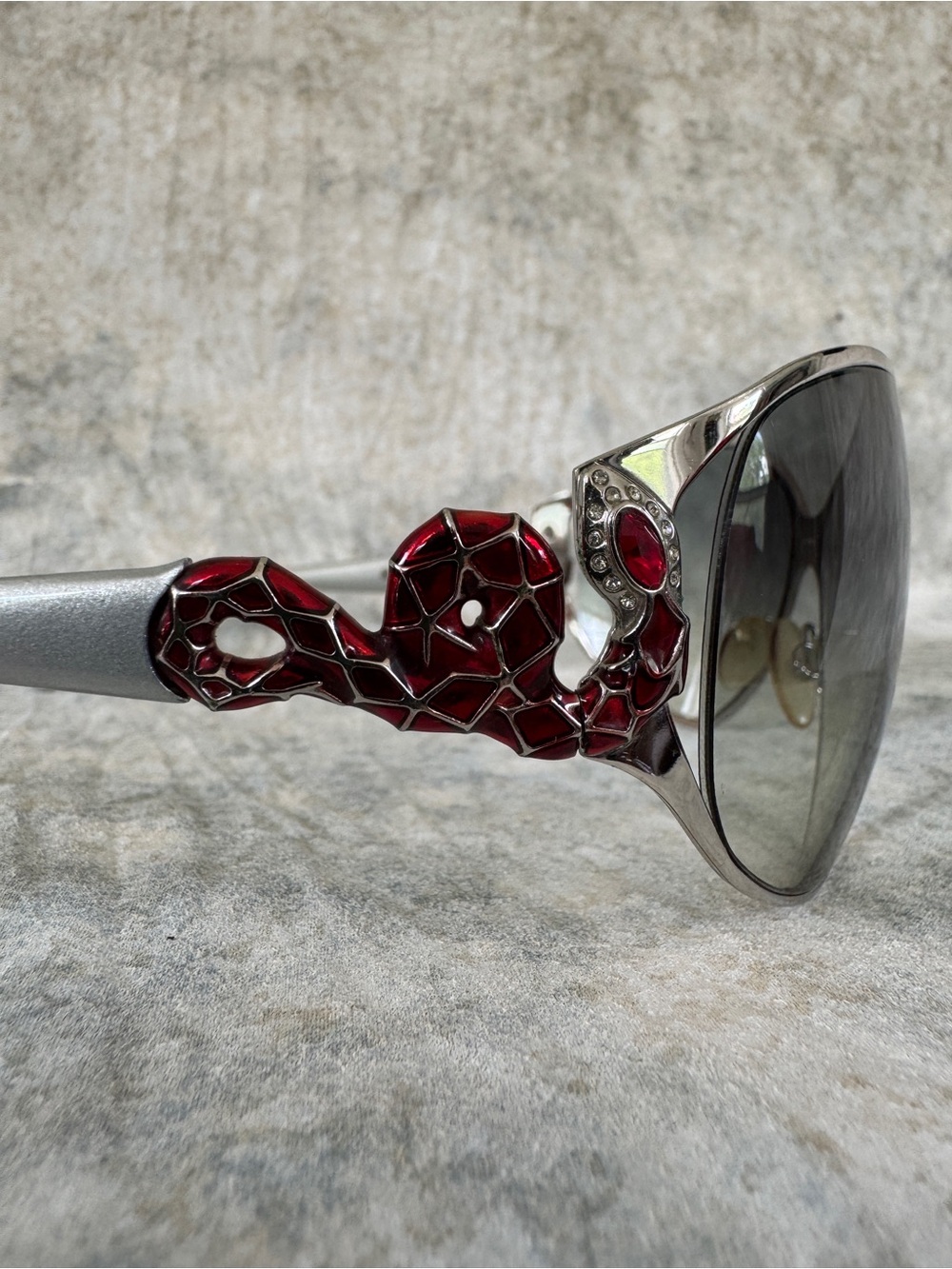 Roberto Cavalli Ruby Snake Sunglasses
